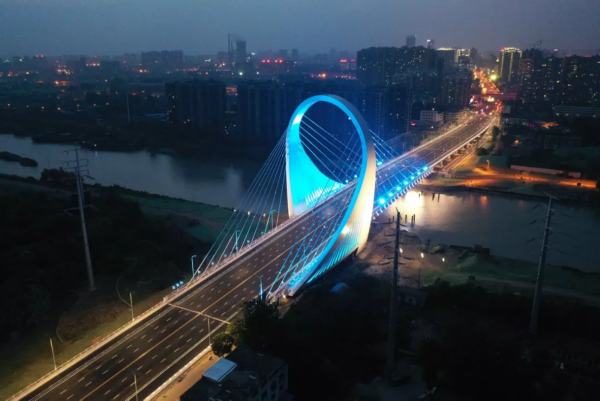 今天淮雷火电竞安运河大桥建成通车！(图8)